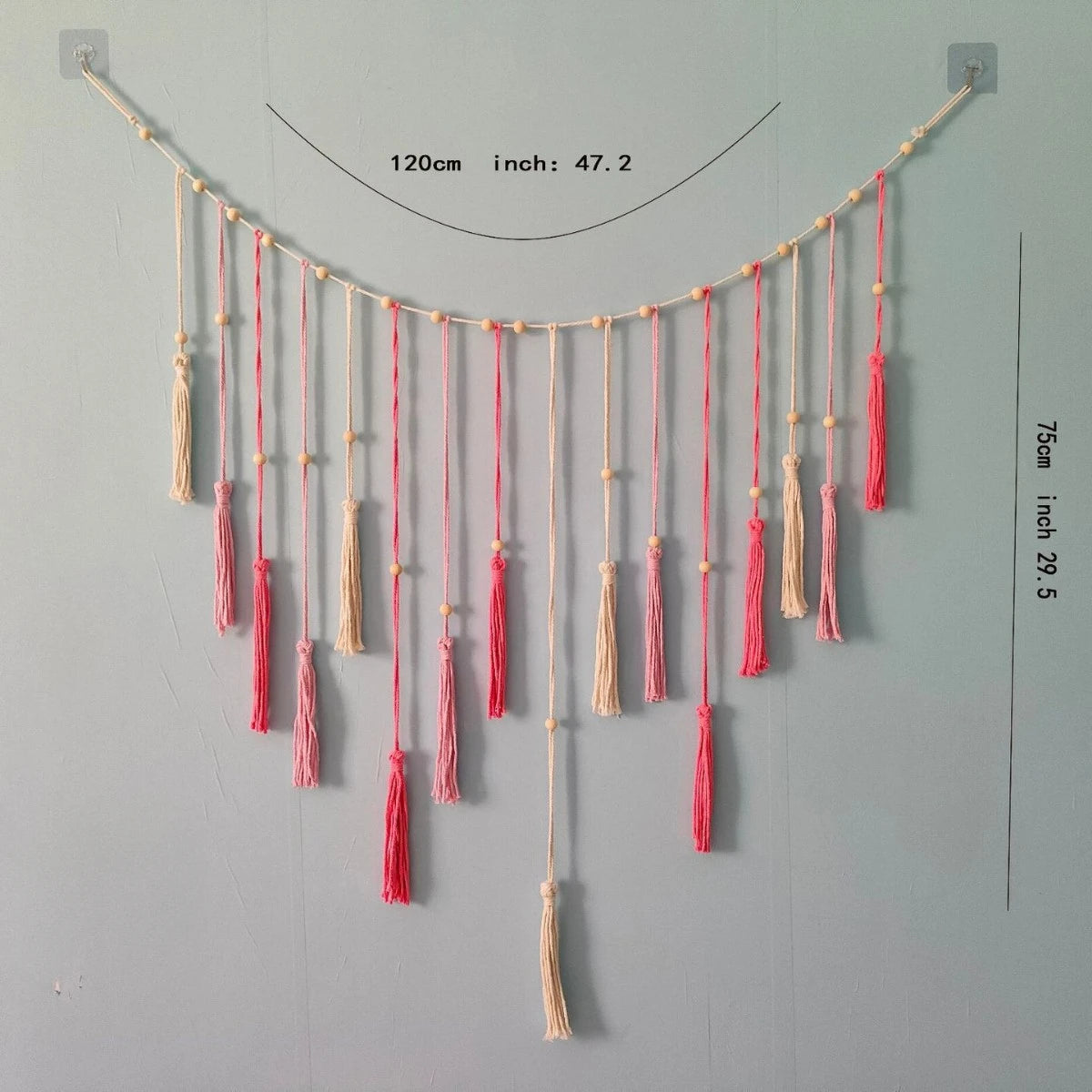 Radhita Macrame Leaf Feather Wall Hanging Decor